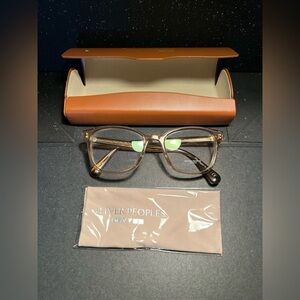 Oliver Peoples Eyeglasses with Case 🟠🟫🟧🟠🔶